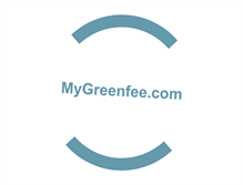 Tablet Screenshot of mygreenfee.com